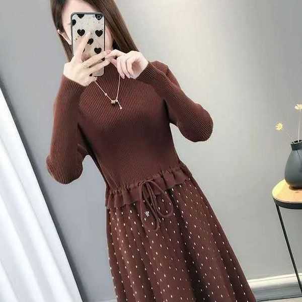 casual dresses autumn winter women half turtleneck sweater dress long sleeve fashion knitted patchwork elegant vestidos x348, Black;gray
casual dresses autumn winter women half turtleneck sweater dress long sleeve fashion knitted patchwork elegant vestidos x348, Black;gray