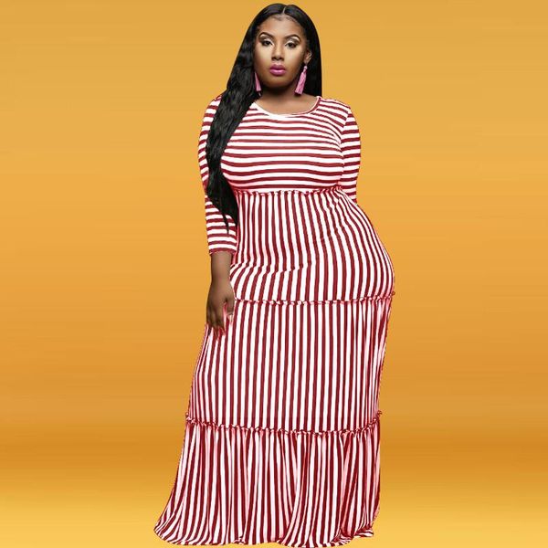 spring autumn ruffles dresses casual long sleeve o-neck bohemian maxi dress vintage stripe print party vestidos, Black;gray
spring autumn ruffles dresses casual long sleeve o-neck bohemian maxi dress vintage stripe print party vestidos, Black;gray
