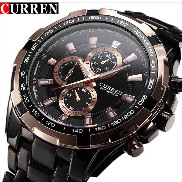 fashion curren luxury brand man quartz full stainless steel watch casual military sport men dress wristwatch gentleman newg, Slivery;brown
fashion curren luxury brand man quartz full stainless steel watch casual military sport men dress wristwatch gentleman newg, Slivery;brown
