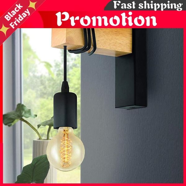 iron wood nordic black e27 wall light fixture lampara pared stairs led lamps for home de
iron wood nordic black e27 wall light fixture lampara pared stairs led lamps for home de