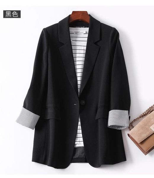 women's suits & blazers 2021 nova primavera e outono hong kong estilo all-match moda comprimento roupas jaqueta mulher coreana casual t, White;black
women's suits & blazers 2021 nova primavera e outono hong kong estilo all-match moda comprimento roupas jaqueta mulher coreana casual t, White;black