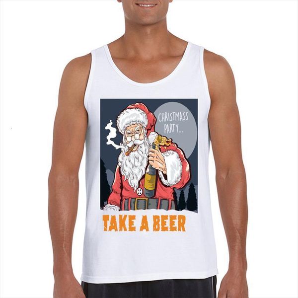 fashion christmas men tank funny mens santa claus party take a beer printed vest sleeveless tee cool o neck, White;black
fashion christmas men tank funny mens santa claus party take a beer printed vest sleeveless tee cool o neck, White;black