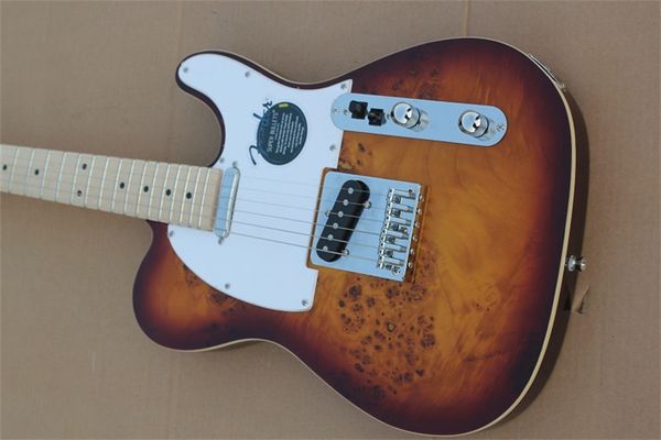 tele electric guitar decayed maple vintage sunburst color chrome hardware maple fingerboard single binding
tele electric guitar decayed maple vintage sunburst color chrome hardware maple fingerboard single binding