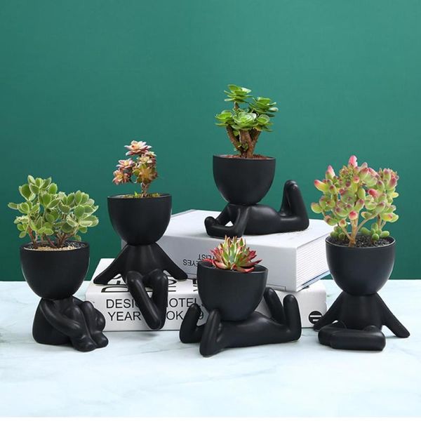 1pc flower pot multifunctional cartoon shape little people ceramic home desksucculent vase art crafts decorative objects & figurines
1pc flower pot multifunctional cartoon shape little people ceramic home desksucculent vase art crafts decorative objects & figurines