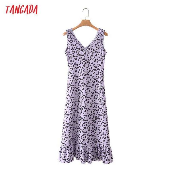 tangada fashion women purple leopard print ruffles tank dress sleeveless backless side zipper female midi dress 3y13 210609, Black;gray
tangada fashion women purple leopard print ruffles tank dress sleeveless backless side zipper female midi dress 3y13 210609, Black;gray