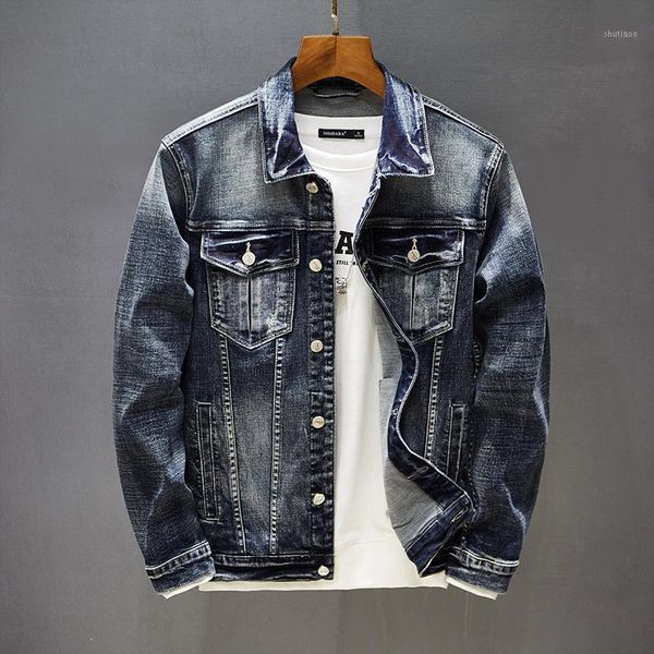 men's jackets autumn men stretch skinny denim jacket button retro slim street wear motorcycle casual jeans plus size 5xl, Black;brown
men's jackets autumn men stretch skinny denim jacket button retro slim street wear motorcycle casual jeans plus size 5xl, Black;brown