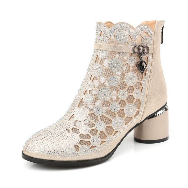 boots 2021 spring summer fashion rhinestones gauze sandals thick heels mesh hollow women's shoes large size 43, Black
boots 2021 spring summer fashion rhinestones gauze sandals thick heels mesh hollow women's shoes large size 43, Black