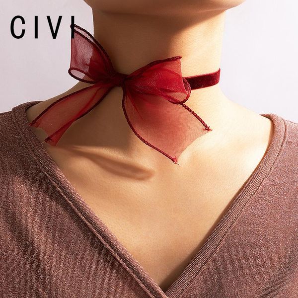 pendant necklaces civi elegant necklace lace bow decoration clavicle chain 2021 spring summer fashion jewelry for women girl gi, Silver
pendant necklaces civi elegant necklace lace bow decoration clavicle chain 2021 spring summer fashion jewelry for women girl gi, Silver
