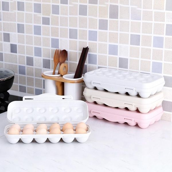 12/18 grid egg box container refrigerator organizer storage crisper l5ye bottles & jars
12/18 grid egg box container refrigerator organizer storage crisper l5ye bottles & jars