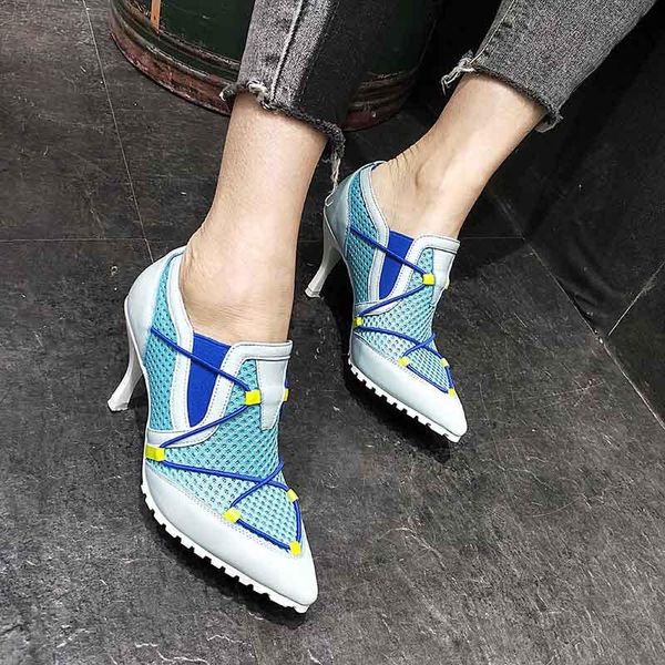 dress shoes arrival hollow out wome pumps woman mesh surface breathable lace-up high heel 5-8cmcm cross-tied casual girl's, Black
dress shoes arrival hollow out wome pumps woman mesh surface breathable lace-up high heel 5-8cmcm cross-tied casual girl's, Black