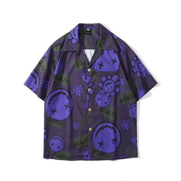 men's casual shirts men shirt short sleeve gray white 2021 arrival summer trendy loose male thin cartoons student korean style s48, White;black
men's casual shirts men shirt short sleeve gray white 2021 arrival summer trendy loose male thin cartoons student korean style s48, White;black