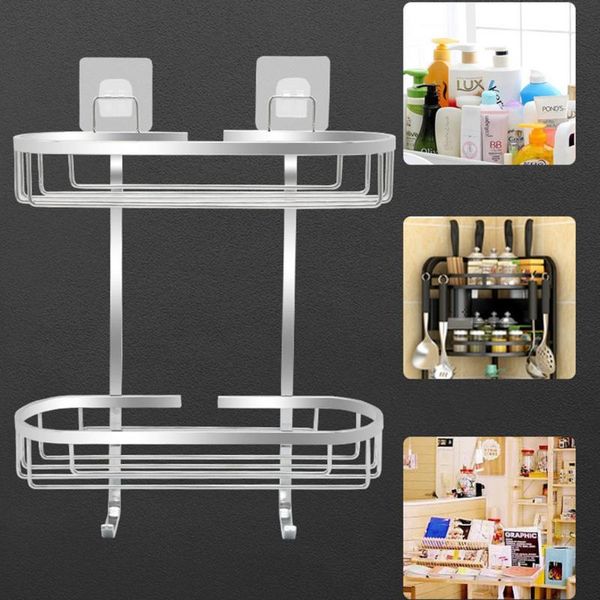 1pc storage rack double-layer stainless steel multifunction shelf for kitchen bathroom bedroom shelves
1pc storage rack double-layer stainless steel multifunction shelf for kitchen bathroom bedroom shelves
