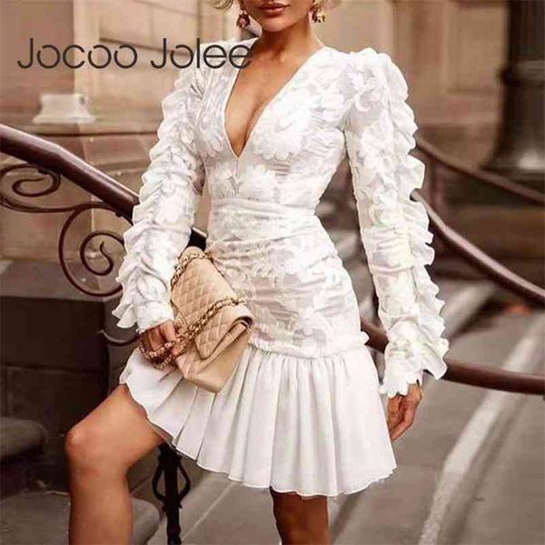 elegant white v neck floral embroidered spring long sleeve lace ruffled bodycon dress europe style plus size 210416, Black;gray
elegant white v neck floral embroidered spring long sleeve lace ruffled bodycon dress europe style plus size 210416, Black;gray