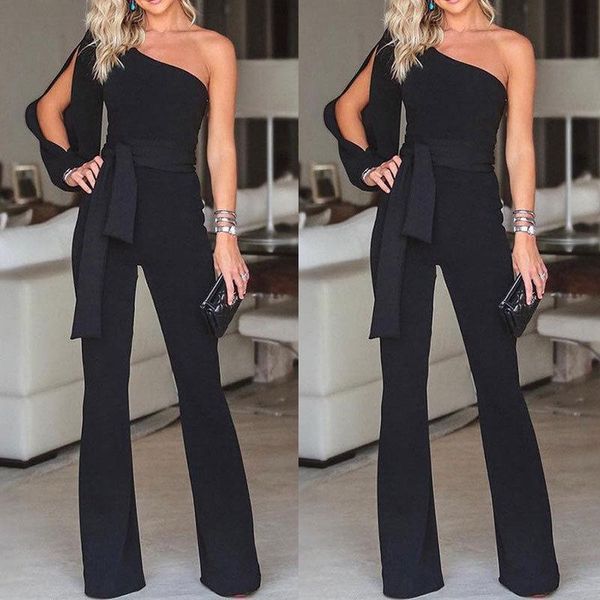 women's jumpsuits & rompers women summer clothes clubwear playsuit jumpsuit solid casual one shoulder long trousers pants regular size, Black;white
women's jumpsuits & rompers women summer clothes clubwear playsuit jumpsuit solid casual one shoulder long trousers pants regular size, Black;white