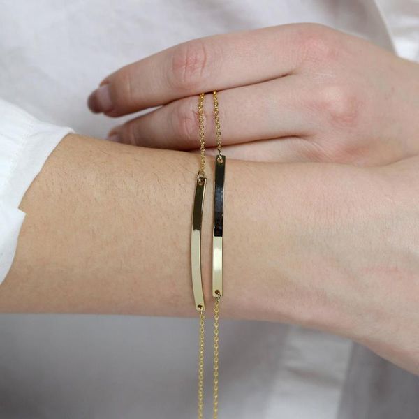 charm bracelets 316l stainless steel bracelet square bar rod bangle gold silver color chain adjustable length friendship, Golden;silver
charm bracelets 316l stainless steel bracelet square bar rod bangle gold silver color chain adjustable length friendship, Golden;silver