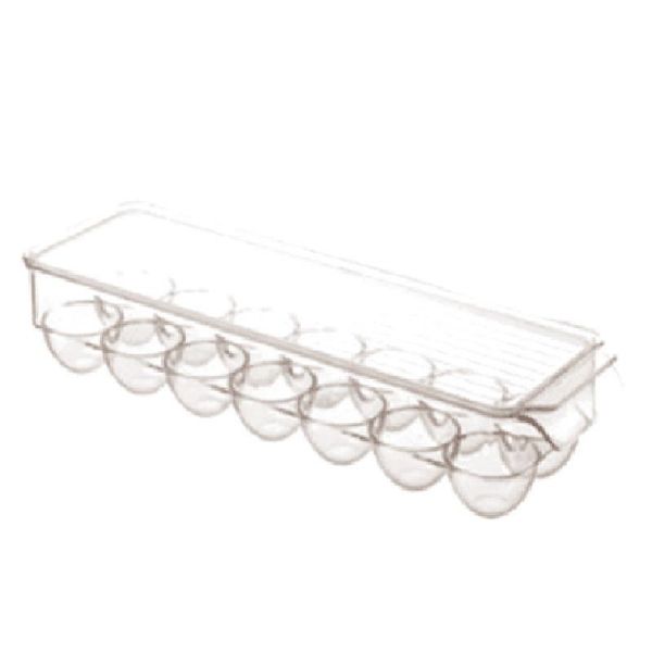 refrigerator egg storage box organizer household transparent grid fresh-keeping rack container bottles & jars
refrigerator egg storage box organizer household transparent grid fresh-keeping rack container bottles & jars