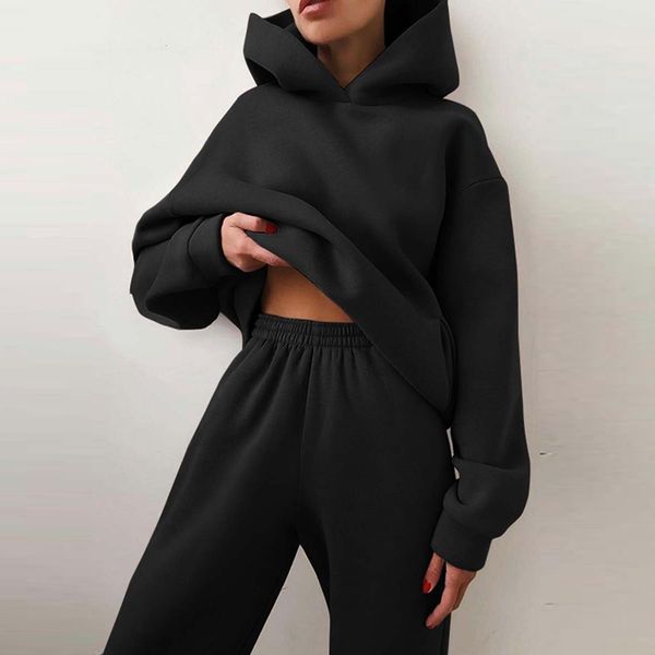womens tracksuits hooded sweatshirts autumn winter oversize hoodies solid color jackets outfits for women 210515, White
womens tracksuits hooded sweatshirts autumn winter oversize hoodies solid color jackets outfits for women 210515, White