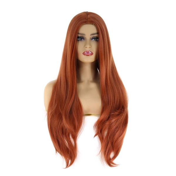synthetic wigs btwtry dark orange machine made long wavy wig heat resistant fiber hair for black women daily wear
synthetic wigs btwtry dark orange machine made long wavy wig heat resistant fiber hair for black women daily wear