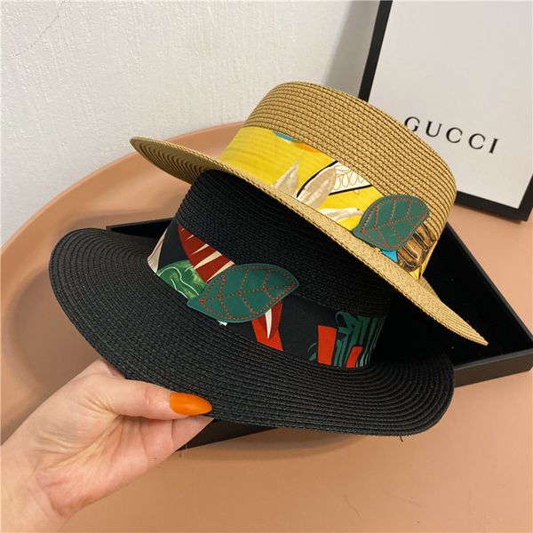 summer girl straw beach bohemian wind sunscreen wide brim british wind flat hat, Yellow
summer girl straw beach bohemian wind sunscreen wide brim british wind flat hat, Yellow