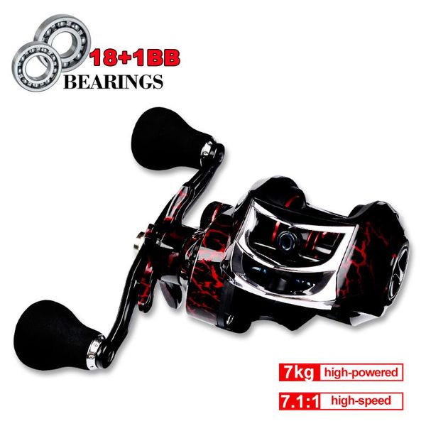 10kg high power max drag fishing reel 18+1bb speed 7.1:1 gear ratio baitcast wheel right left handle wheels baitcasting reels
10kg high power max drag fishing reel 18+1bb speed 7.1:1 gear ratio baitcast wheel right left handle wheels baitcasting reels