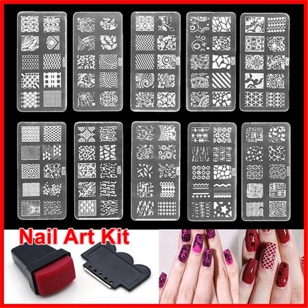 nail art templates 1set rectangle stamping template negative stamp for diy designs manicure plate set, White
nail art templates 1set rectangle stamping template negative stamp for diy designs manicure plate set, White