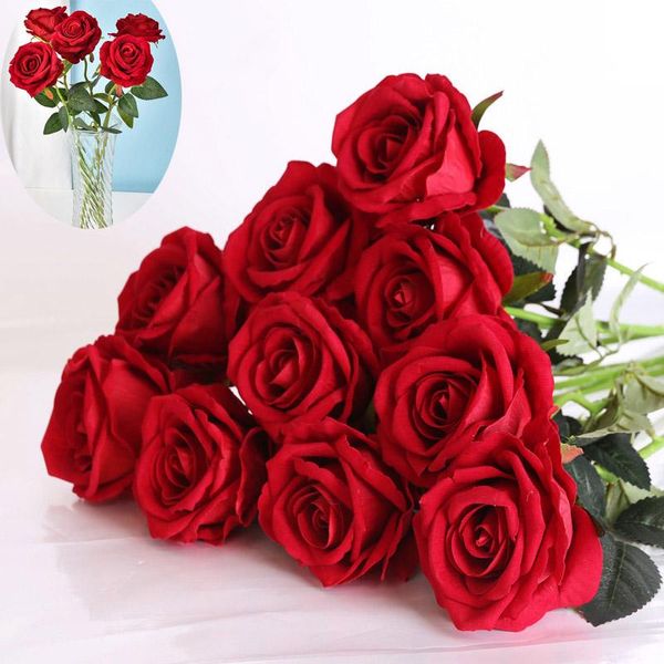 decorative flowers & wreaths 10pcs artificial red rose living room home decoration accessories thanksgiving wedding died bouquet silk
decorative flowers & wreaths 10pcs artificial red rose living room home decoration accessories thanksgiving wedding died bouquet silk
