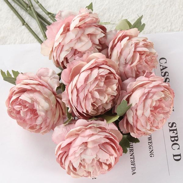 7pcs/lots rose peony silk flower simulation artificial fake for wedding valentine's day party arrangement home decoration decorative fl
7pcs/lots rose peony silk flower simulation artificial fake for wedding valentine's day party arrangement home decoration decorative fl