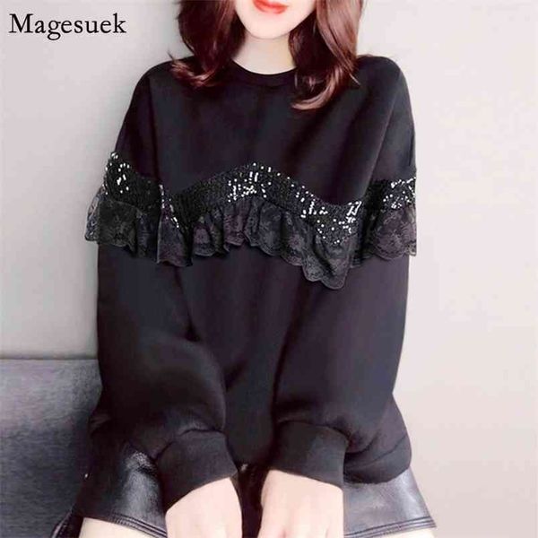 winter plus size vintage crewneck sweatshirt women sequins lace oversized jackets velvet pullover s 12470 210512, Black
winter plus size vintage crewneck sweatshirt women sequins lace oversized jackets velvet pullover s 12470 210512, Black