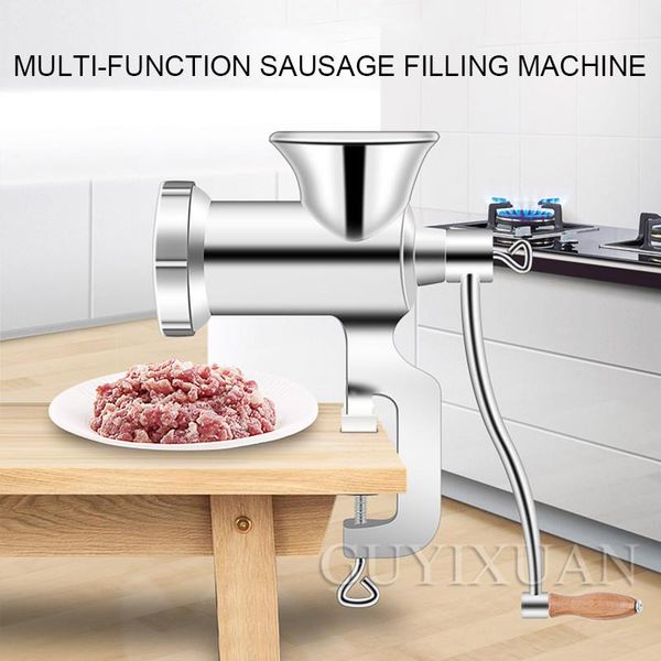 meat grinders deskgrinder household stainless steel commercial hand sausage filling machine
meat grinders deskgrinder household stainless steel commercial hand sausage filling machine