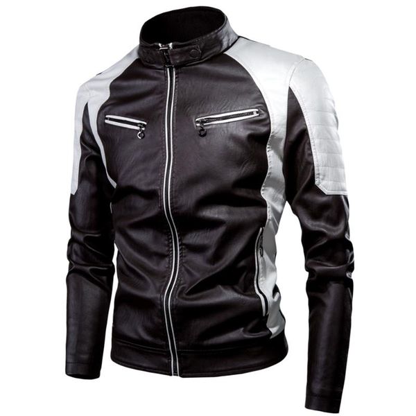 men winter casual motor thick fleece leather jackets autumn outdoor fashion biker warm pu jacket men's fur & faux, Black
men winter casual motor thick fleece leather jackets autumn outdoor fashion biker warm pu jacket men's fur & faux, Black
