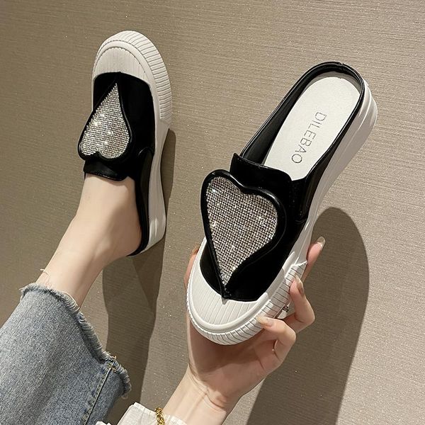 slippers women's sports shoes 2021 summer heart shaped rhinestone baotou all-match comfortable heart-shaped for women, Black
slippers women's sports shoes 2021 summer heart shaped rhinestone baotou all-match comfortable heart-shaped for women, Black