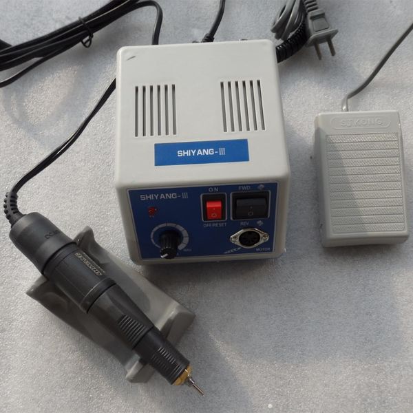 nail art equipment 65w 35000rpm electric machine model handpiece manicure pedicure file bit art polisher, Silver
nail art equipment 65w 35000rpm electric machine model handpiece manicure pedicure file bit art polisher, Silver