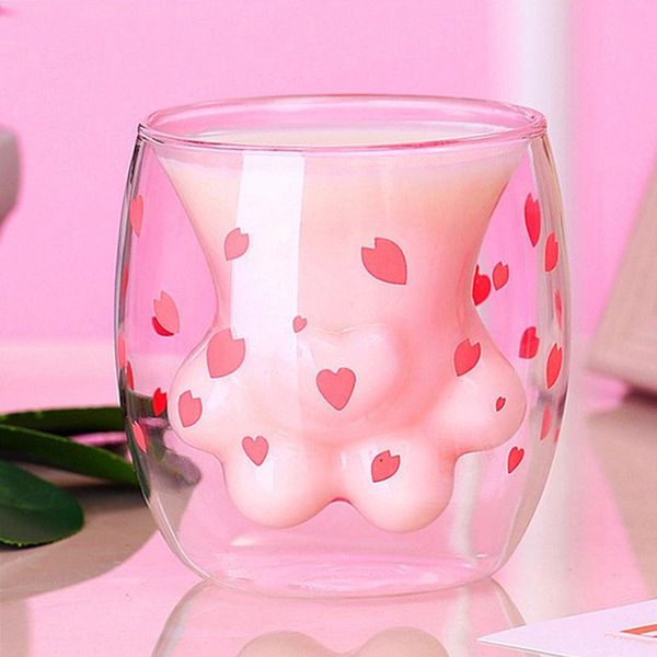 cat claw cup double glass coffee cartoon cute milk juice home office the holiday gift wine glasses
cat claw cup double glass coffee cartoon cute milk juice home office the holiday gift wine glasses