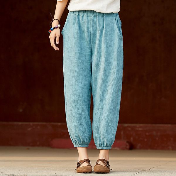 capris summer pantalon femme belinen cotton lantern pants all the soft double games ladies nine pantalones, Black;white
capris summer pantalon femme belinen cotton lantern pants all the soft double games ladies nine pantalones, Black;white