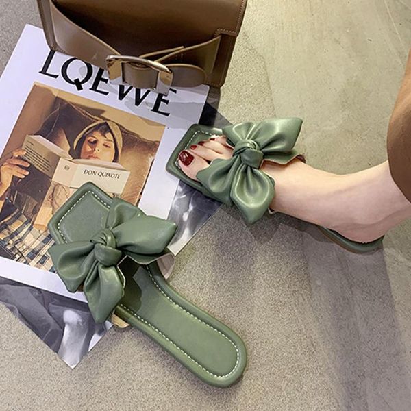 women bowtie slippers leather open summer outdoor slides women's female toe footwear flat 2021 non slip beach drop, Black
women bowtie slippers leather open summer outdoor slides women's female toe footwear flat 2021 non slip beach drop, Black