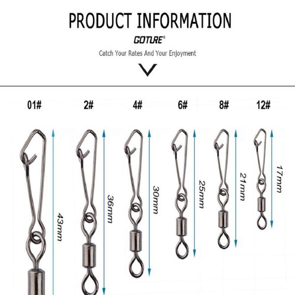 fishing hooks 50pcs ball bearing swivels lure tackle snap connector bait holder with hooked fishhook
fishing hooks 50pcs ball bearing swivels lure tackle snap connector bait holder with hooked fishhook
