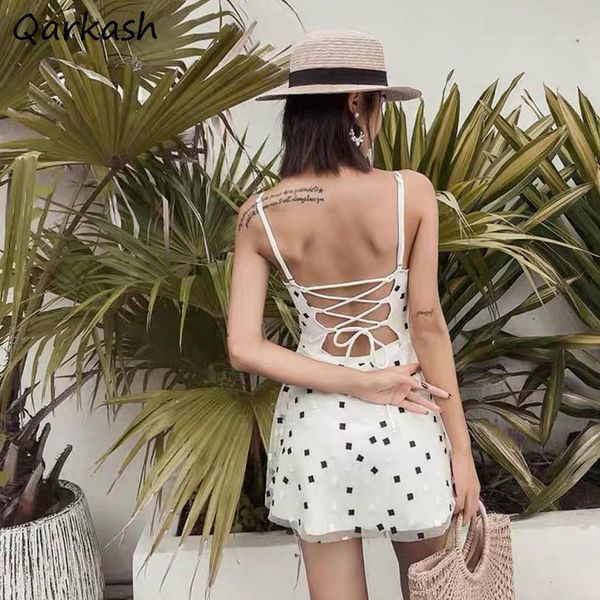 women's swimwear cover up women backless design ulzzang elegant fashion beachwear pareos playa mujer ins summer mesh patchwork, White;black
women's swimwear cover up women backless design ulzzang elegant fashion beachwear pareos playa mujer ins summer mesh patchwork, White;black
