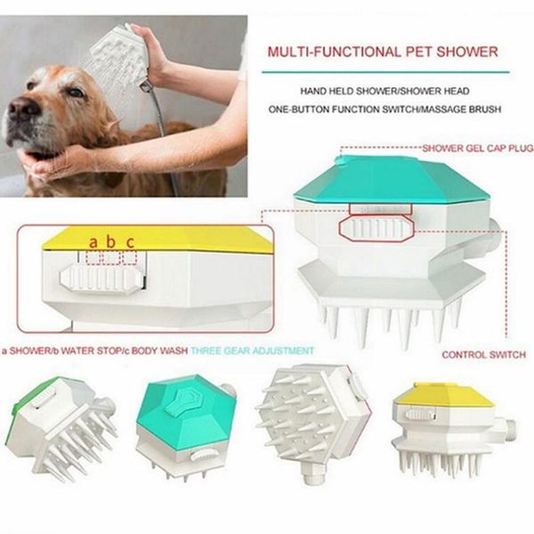 dog grooming 3-speed adjustment pet bath sprayers comfortable massager shower brush cleaning bathing supplies washing tool i3o2
dog grooming 3-speed adjustment pet bath sprayers comfortable massager shower brush cleaning bathing supplies washing tool i3o2