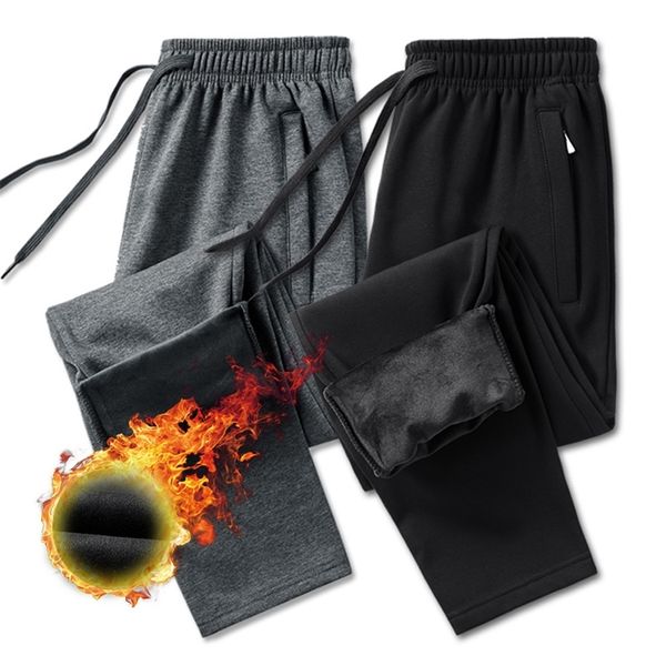 casual men thick pants elastic waist winter plus fleece keep warm loose cotton long outdoor thicken joggers 8xl 210715, Black
casual men thick pants elastic waist winter plus fleece keep warm loose cotton long outdoor thicken joggers 8xl 210715, Black