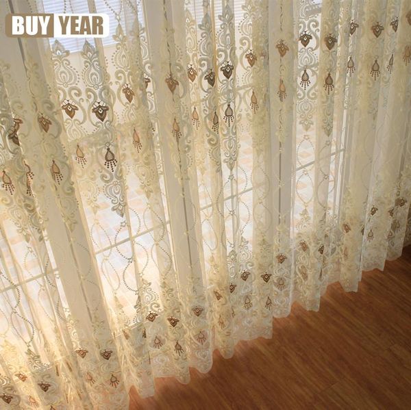 curtain & drapes luxury european style embroidered tulle for living room floor bedroom balcony high-end customization
curtain & drapes luxury european style embroidered tulle for living room floor bedroom balcony high-end customization