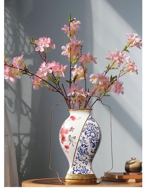 vases chinese luxury flowers birds pattern ceramic vase home flower arrangement living room entrance decor ornaments with gold stand
vases chinese luxury flowers birds pattern ceramic vase home flower arrangement living room entrance decor ornaments with gold stand