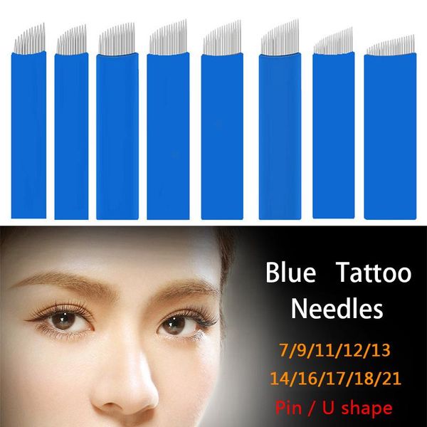 tattoo needles 50pcs blue permanent makeup manual eyebrow blade for 3d embroidery microblading pen machine
tattoo needles 50pcs blue permanent makeup manual eyebrow blade for 3d embroidery microblading pen machine