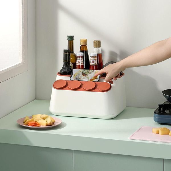large space multifunctional seasoning box kitchen soy oil salt storage transparent jar set bottle bottles & jars
large space multifunctional seasoning box kitchen soy oil salt storage transparent jar set bottle bottles & jars