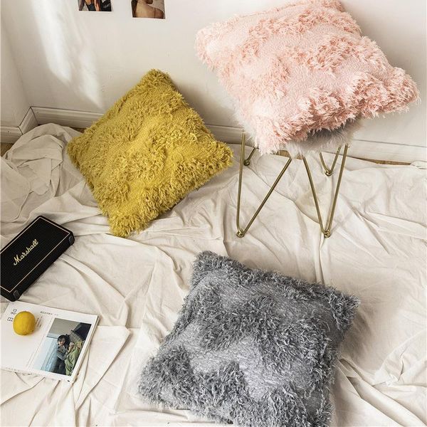 45x45cm white/pink/ginger/grey/wine/deep blue soft fluffy plush cushion cover 2pcs tassel pillowcase throw pillow backrest cushion/decorativ
45x45cm white/pink/ginger/grey/wine/deep blue soft fluffy plush cushion cover 2pcs tassel pillowcase throw pillow backrest cushion/decorativ