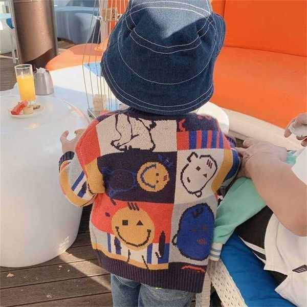 autumn girls boys cute cartoon print sweaters baby kids children cardigan 211106, Blue
autumn girls boys cute cartoon print sweaters baby kids children cardigan 211106, Blue