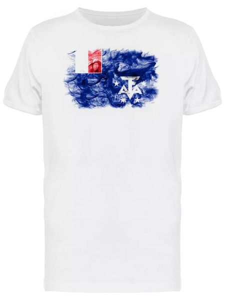 french southern smoky men's tee -image by shutterstock, White;black
