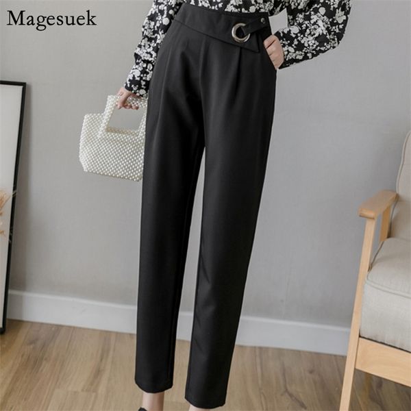 harem pants women pockets black all-match casual high waist pencil sweatpants trousers 10908 210512, Black;white
harem pants women pockets black all-match casual high waist pencil sweatpants trousers 10908 210512, Black;white