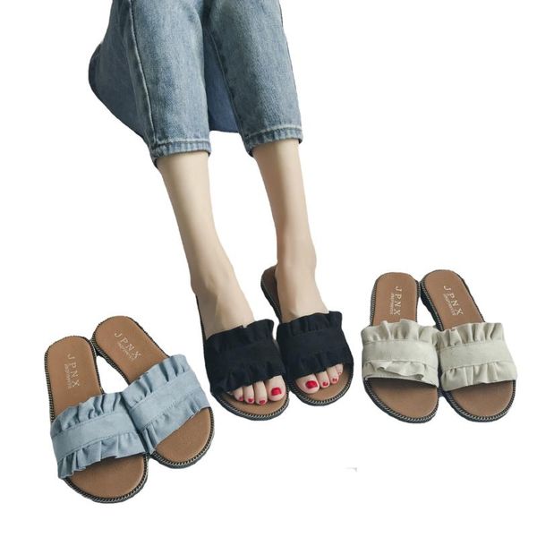 slippers fashion 2021 summer shoes designer women outside beach slides ladies literary flat-heeled sandals, Black
slippers fashion 2021 summer shoes designer women outside beach slides ladies literary flat-heeled sandals, Black