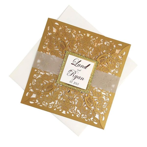 25set gold laser cut wedding cards invitation with envelopes blank print thank you card greeting custom packing invitaciones
25set gold laser cut wedding cards invitation with envelopes blank print thank you card greeting custom packing invitaciones