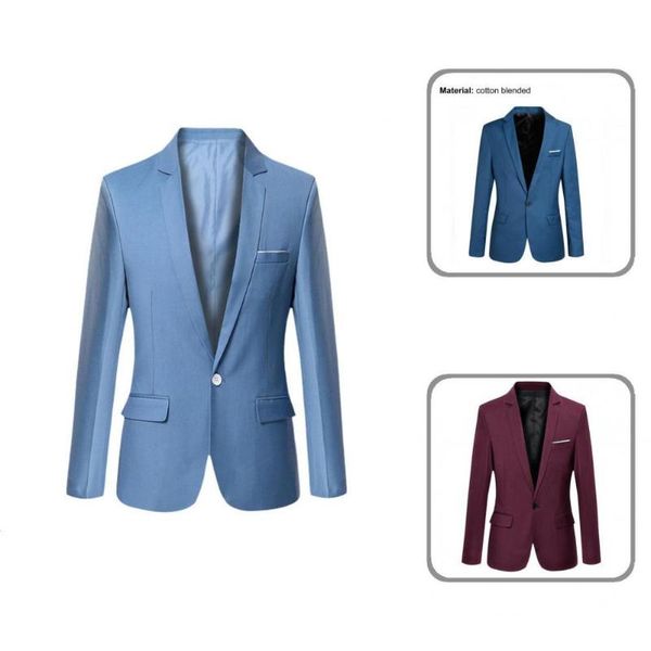 men's suits & blazers lapel slim wedding suit coat men blazer solid color long sleeve, White;black
men's suits & blazers lapel slim wedding suit coat men blazer solid color long sleeve, White;black